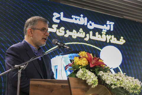 حمل و نقل همگانی از شاخصه‌ شهرهای توسعه یافته است / دهه فجر ۱۴۰۲ قطار شهری کرج به‌ایستگاه شهید سلطانی می‌رسد