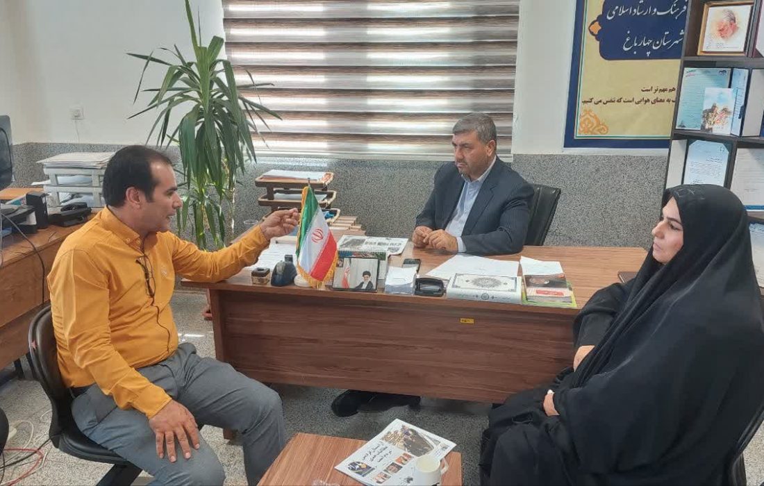 برگزاری جلساتی، در راستای تعمیق و گسترش همکاری‌های فرهنگی و هنری در شهرستان چهار باغ