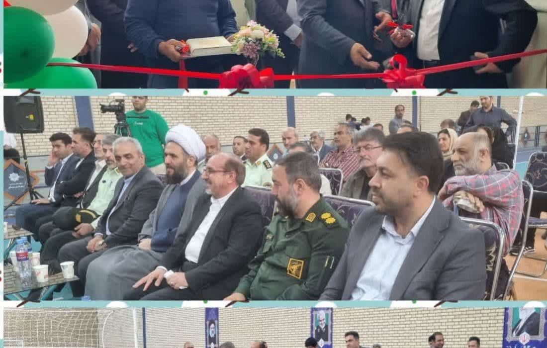 به همت شورا و شهرداری مهستان سالن ورزشی جوان به بهرهبرداری رسید