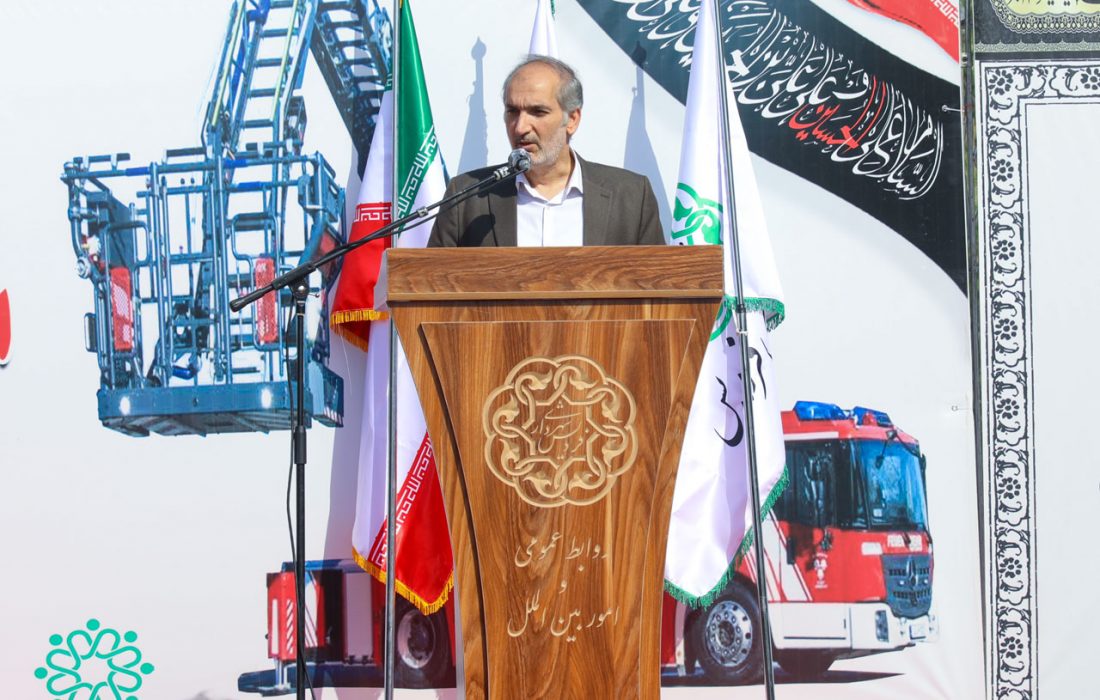 اولین نردبان ۵۶ متری آتشنشانی در  استان البرز
