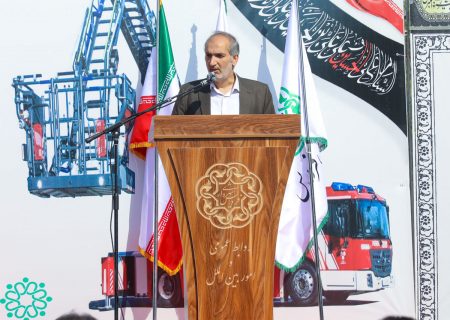 اولین نردبان ۵۶ متری آتشنشانی در  استان البرز