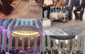 بمناسبت هفته وحدت محفل شعر معراج لاله ها در يادمان مطهر شهدای گمنام شهرستان چهارباغ برگزار شد.