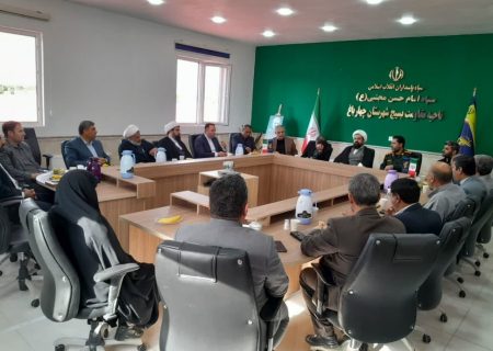 ديدار رئيس و اعضاي شوراي فرهنگ عمومي شهرستان چهارباغ با سرهنگ حسنيان در راستاي عمليات غرور آفرين (وعده  صادق ٢)