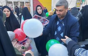 حضور گسترده مردم انقلابي و ولايتمدار شهرستان چهارباغ در مراسم يوم الله ٢٢ بهمن