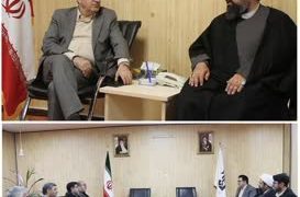 ديدار دبير شوراي فرهنگ عمومي كشور با همراهي مدير كل فرهنگ و ارشاد اسلامي استان البرز با امام جمعه و فرماندار شهرستان چهارباغ