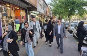 رفع سد معبر دستفروشان و مغازه داران و مشاغل شهری فردیس
