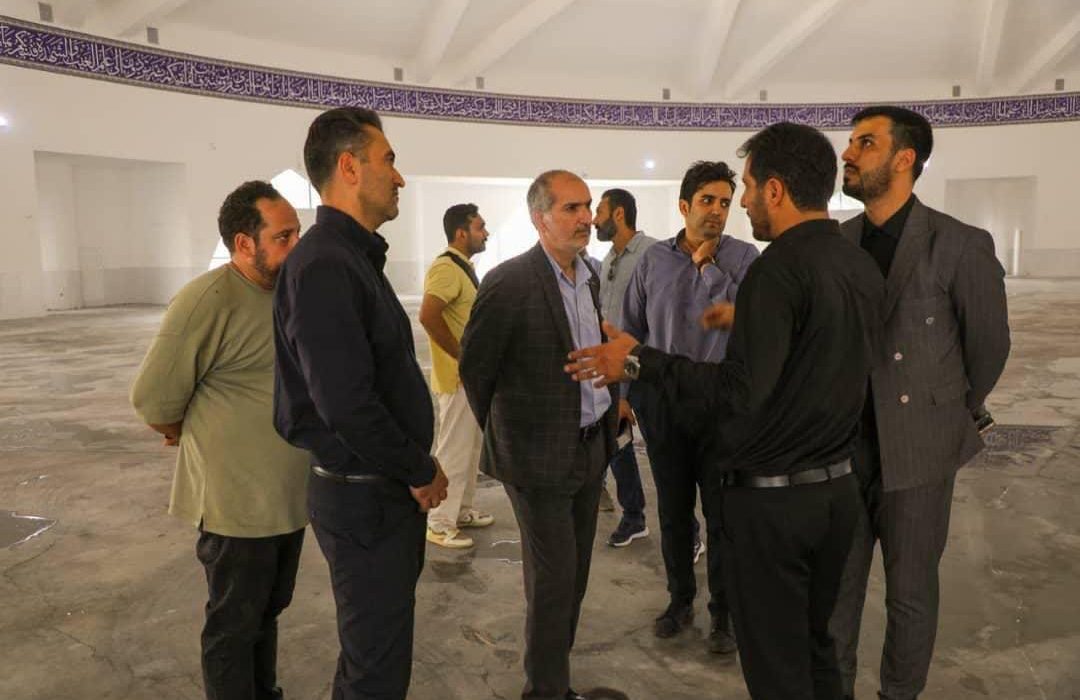 شبستان مصلای بزرگ شهر در آستانه بهره‌برداری قرار گرفت